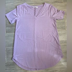Light Purple Short Sleeve Top
